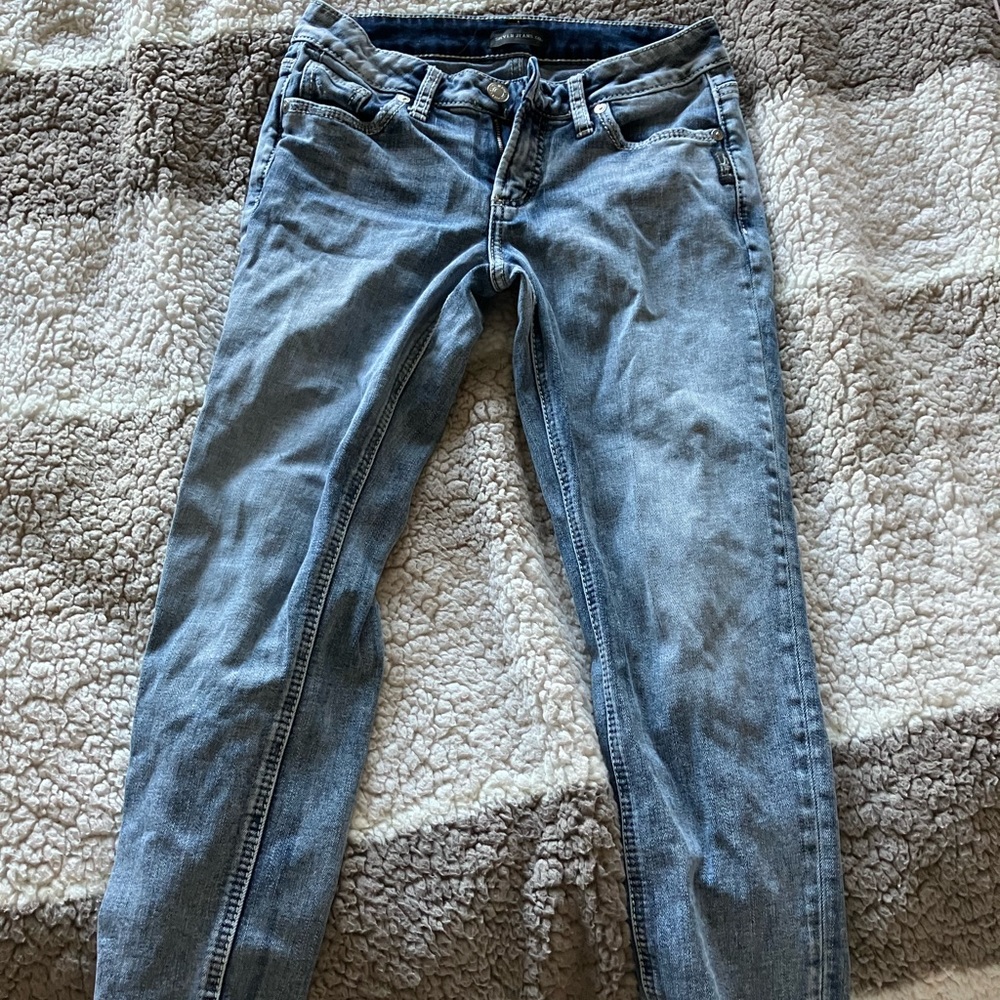 Silver jeans